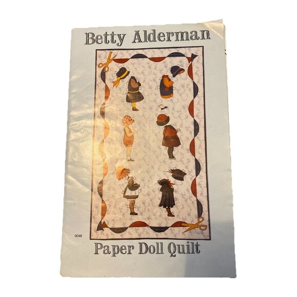 1997 Betty Alderman Paper Doll Quilt Pattern #0048 - Picture 1 of 5